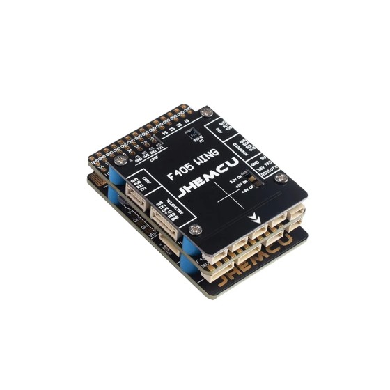 Original JHEMCU F405 Fixed Wing Aeromodelling Drone Flight Control INAV Firmware 8A BEC Plastic Material for RC Racing Drone
